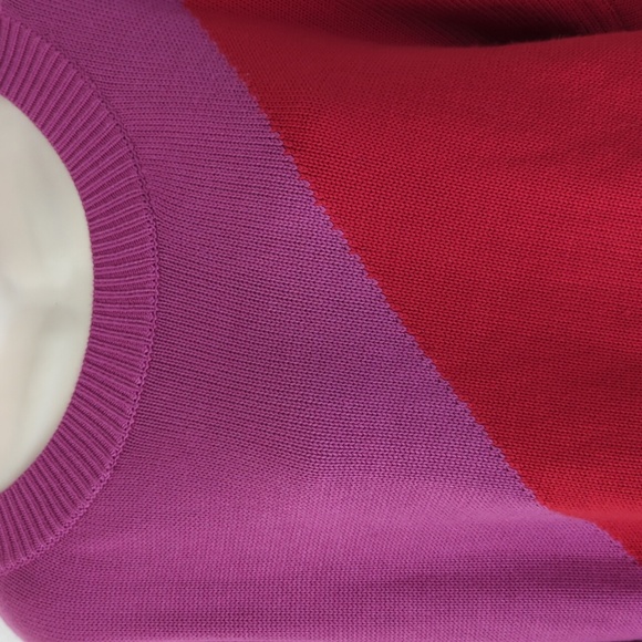 Laurie Felt Viscose Two-Tone Color Block Sweater - Picture 8 of 16